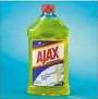 Bottle of AJAX cleaner. 