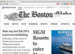 Boston globe zoomed in Chrome